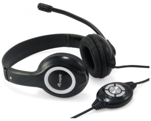 Headset Usb Equip Life Microfono Flexible Control