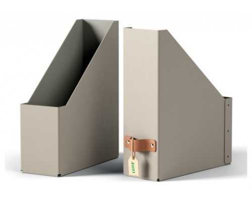 PACK 2 REVISTEROS DE CART&Oacute;N COLOR BEIGE LEITZ 24710012 (Espera 4 dias)