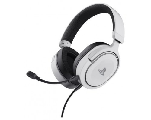 Trust GXT 498 Forta Auriculares Alámbrico Diadema Juego Negro, Blanco