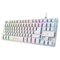 TECLADO TRUST GAMING GXT833W THADO METALICO COMPACTO