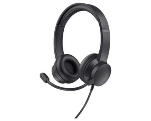 Headset Trust Ayda 25088 Usb Microfono Plegable