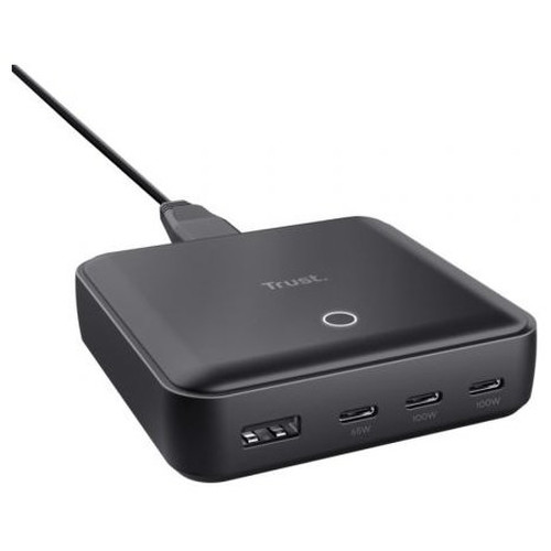 CARGADOR USB-C TRUST 100W MAXO 25242 3xUSB-C 1xUSB-A
