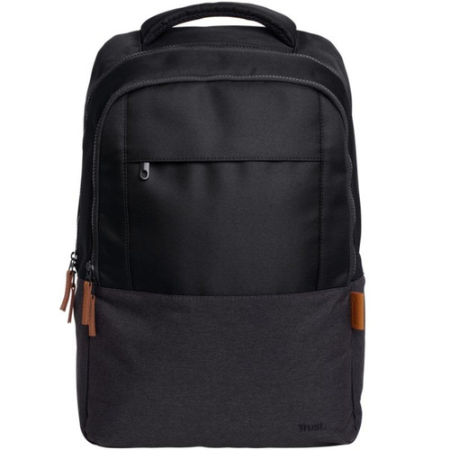 MOCHILA TRUST LISBOA COLOR NEGRO PARA PORTATILES-DN13 MOCHILA TRUST LISBOA COLOR NEGRO PARA PORTATILES