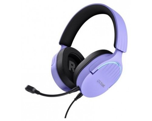 Headset Trust Gaming Gxt 490 Morado Fayzo 25303 Usb