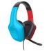 Trust GXT 416S Zirox Auriculares Alámbrico Diadema Juego Negro, Cian, Rojo