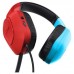 Trust GXT 416S Zirox Auriculares Alámbrico Diadema Juego Negro, Cian, Rojo