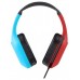 Trust GXT 416S Zirox Auriculares Alámbrico Diadema Juego Negro, Cian, Rojo