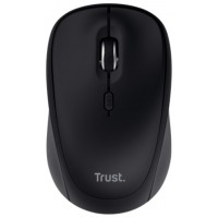 MOUSE TRUST WIRELESS Y BLUETOOTH YVI+ NEGRO 1600DPI