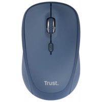 MOUSE TRUST WIRELESS Y BLUETOOTH YVI+ AZUL 1600DPI
