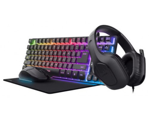 TRUST GXT780 4-IN-1 GAMING BUNDLE BLK ES