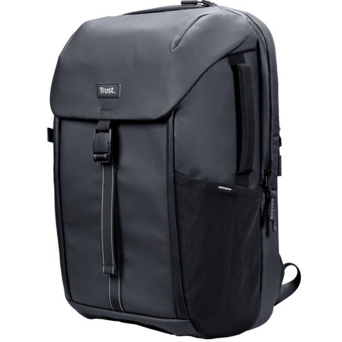 MOCHILA TRUST JERSY COLOR NEGRO PARA PORTATILES-DN26 MOCHILA TRUST JERSY COLOR NEGRO PARA PORTATILES
