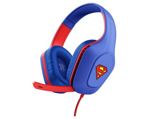 Trust GXT 415SM Zirox Auriculares Alámbrico Diadema Juego Azul, Rojo