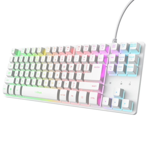 TECLADO TRUST GXT 833 THADO WH-SX5 TECLADO TRUST GXT 833 THADO WH
