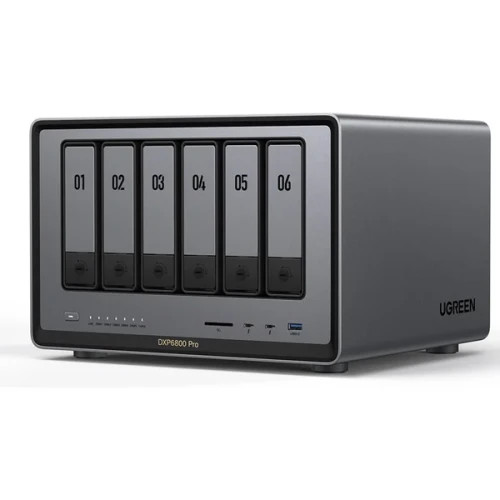 UGREEN DXP6800 PRO EU 6BAY CPU I5 1235U 160TB
