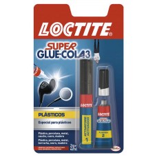 LOCTITE SUPERGLUE-3 PLÁSTICOS DIFÍCILES BL 4 ML + 2 GR LOCTITE 2642430 (Espera 4 dias)