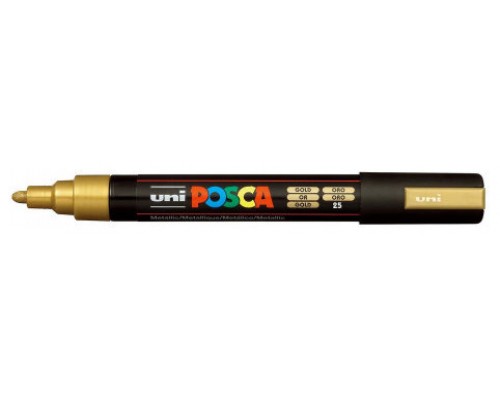 MARCADOR PC-5M POSCA 1.8-2.5MM ORO UNI-BALL 286666000 (MIN6) (Espera 4 dias)