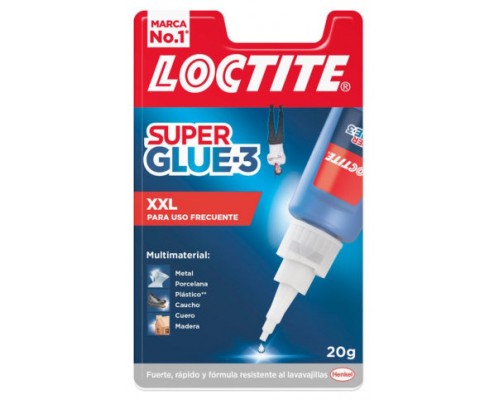 LOCTITE SUPERGLUE-3 XXL 20G LOCTITE 2646770 (Espera 4 dias)