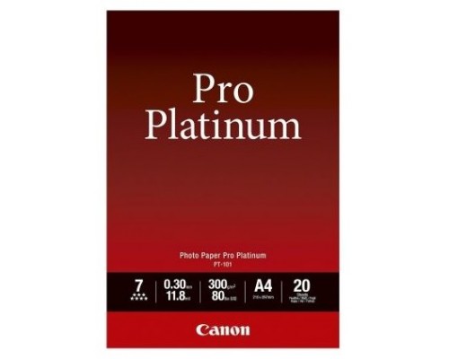 Papel fotografico canon pro platinum pt - 101