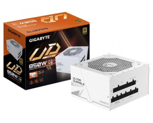 GIGABYTE UD850GM PG5 V2 ICE unidad de fuente de alimentación 850 W 20+4 pin ATX ATX Blanco