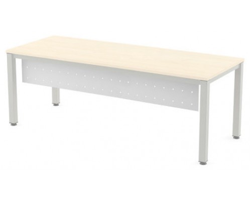 FALDÓN METÁLICO BLANCO PARA MESA DE OFICINA SERIE EXECUTIVE, BLANCA Y TOTAL 200CM. ROCADA 2942W (Espera 4 dias)