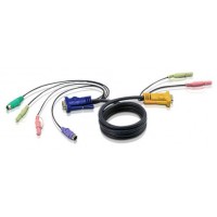 Aten Cable KVM PS/2 con audio y SPHD 3 en 1 de 1,8 m