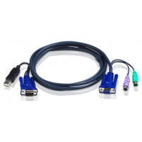 Aten 2L5503UP cable para video, teclado y ratón (kvm) Negro 3 m