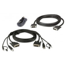 Aten 2L-7D03UDX5 cable para video, teclado y ratón (kvm) 3 m Negro