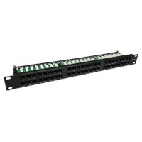 PATCH PANEL 48 PUERTOS 19" UTP KRONE CAT.6