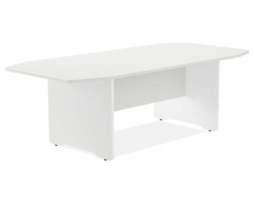 MESA DE REUNIONES 220X100X72CM. COLOR: PATA BLANCA / TABLERO BLANCO ROCADA 3003AW04 (Espera 4 dias)