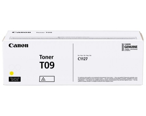 CANON Toner T09 amarillo I-Sensys XC-Serie  1127 I, 1127, 1127 P, 1127 iF