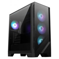MSI MAG FORGE 321R AIRFLOW carcasa de ordenador Midi Tower Negro, Transparente