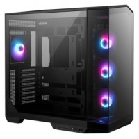 CAJA MSI MAG PANO 100R PZ,3x2.5"+2x2.5"/3.5”,3x120+1x120MM (ARGB),2xUSB3.2+1USB3.2 TYPE C+AUDIO+MICRO,MID TOWER,NEGRA