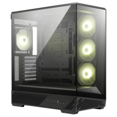 CAJA MSI MAG PANO 130R PZ,3X2.5"+2X2.5"/3.5”,3X120+1X120MM (ARGB),2XUSB3.2+1USB3.2 TYPE C+AUDIO+MICRO,MID TOWER,NEGRA