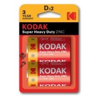 PILAS D LR20 KODAK EXTRA HEAVY DUTY ZINC PACK 2