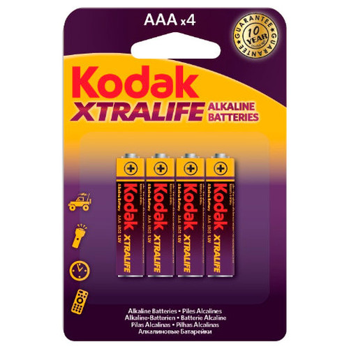 Blister pilas kodak alcalina xtralife aaa-MR0 Blister pilas kodak alcalina xtralife aaa