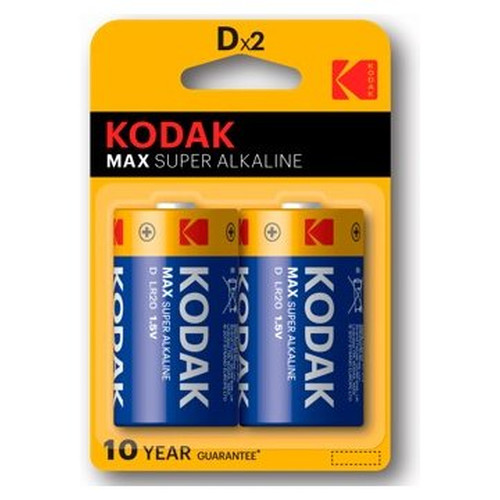 Blister pilas kodak alcalina max d-MR1 Blister pilas kodak alcalina max d