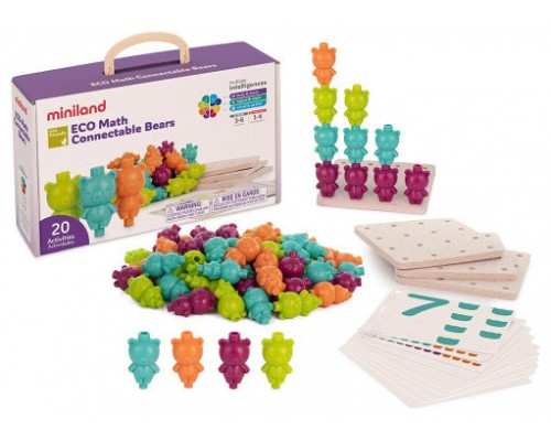 SET ECO MATH CONNECTABLE BEARS MINILAND 32149 (Espera 4 dias)