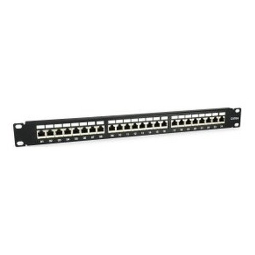 PATCH PANEL 24 PUERTOS CATEGORIA 6A 1U COLOR NEGRO-SX21 PATCH PANEL 24 PUERTOS CATEGORIA 6A 1U COLOR NEGRO