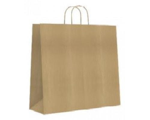 BOLSA PAPEL CON ASAS KRAFT MARRON S 24X10X32 CM BISMARK 329837 (MIN25) (Espera 4 dias)