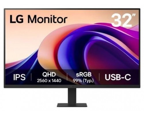 MONITOR LG 32U631A-B 32" QHD 5MS NEGRO USB-C HDMI VESA