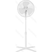 VENTILADOR DE PIE 40W BLANCO AIGOSTAR (Espera 4 dias)
