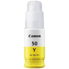 Botella tinta canon gi - 50y amarillo 70ml