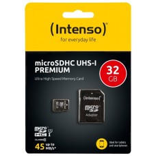Intenso 3423480 Micro SD UHS-I Premium 32GB c/adap