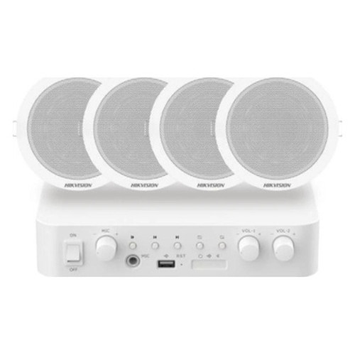 Hikvision DS-QAE0KA60206-4 Kit 1xAmpl 4xAlta Techo-IA40 Hikvision DS-QAE0KA60206-4 Kit 1xAmpl 4xAlta Techo