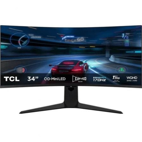 TCL 34R83Q Monitor 34" MiniLed 4K 170Hz 1ms Curv-IA129 TCL 34R83Q Monitor 34" MiniLed 4K 170Hz 1ms Curv