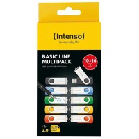 Intenso Basic Line Multipack Lápiz USB2.0 16GB 10u