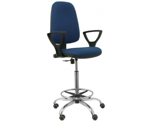 TABURETE SOCOVOS BALI AZUL MARINO BRAZOS FIJOS
