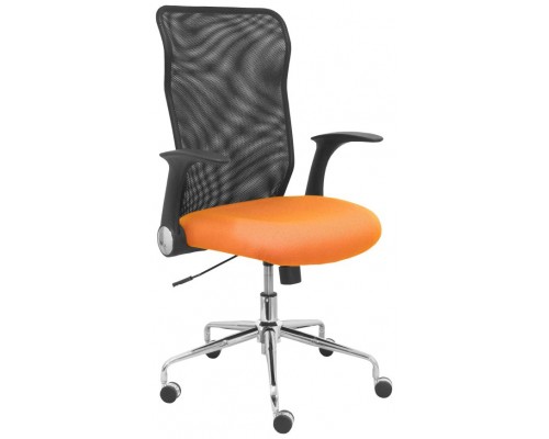 SILLA MINAYA RESPALDO MALLA NEGRO ASIENTO BALI NA