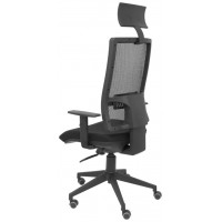 PIQUERAS Y CRESPO Silla Horna bali negro con cabecero fijo-51SX PIQUERAS Y CRESPO Silla Horna bali negro con cabecero fijo