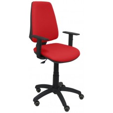 SILLA ELCHE CP BALI ROJO BRAZOS REGULABLES RUEDAS